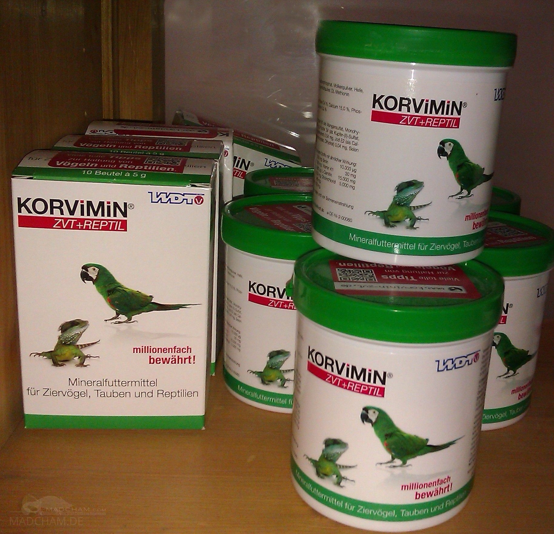 Korvimin Zvt Reptil Für Vögel Und Reptilien Supplementation – Madcham.de